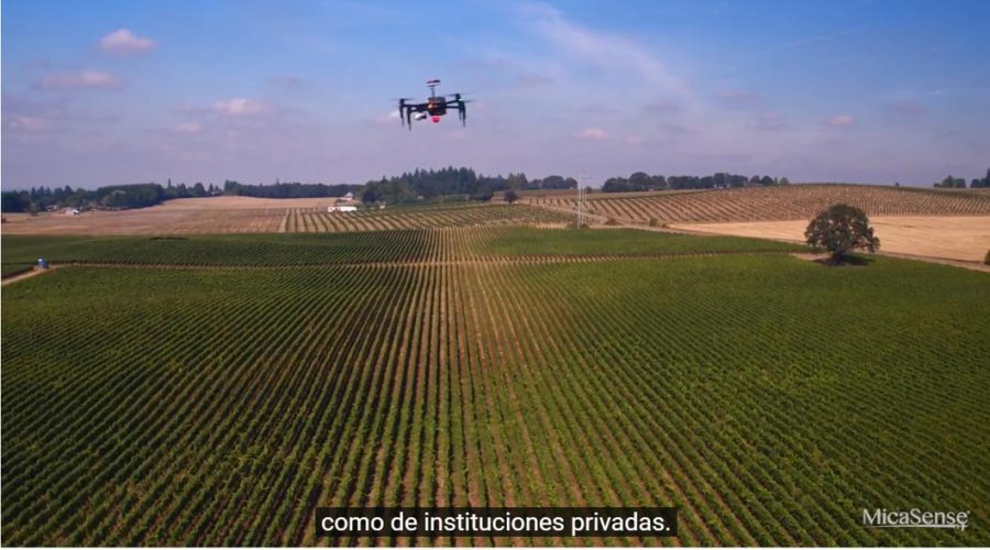 Video Cámara multiespectral para dron Micasense ALTUM
