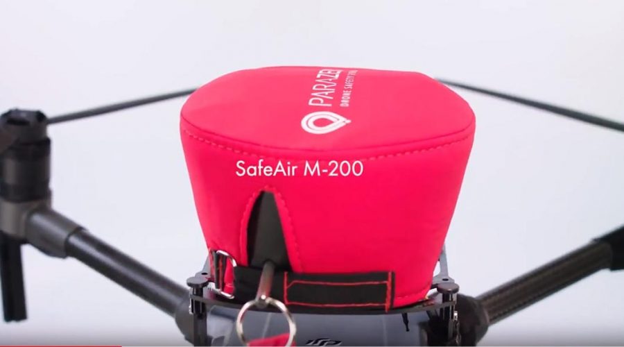 Video Paracaídas SafeAir para dron DJI serie Matrice 200