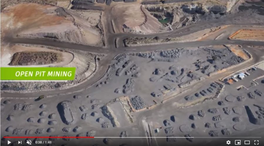 Video Topografía con drones en minería
