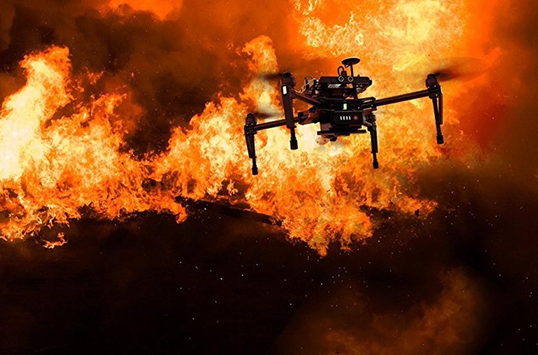 Drones con cámaras térmicas para investigar incendios o localizar